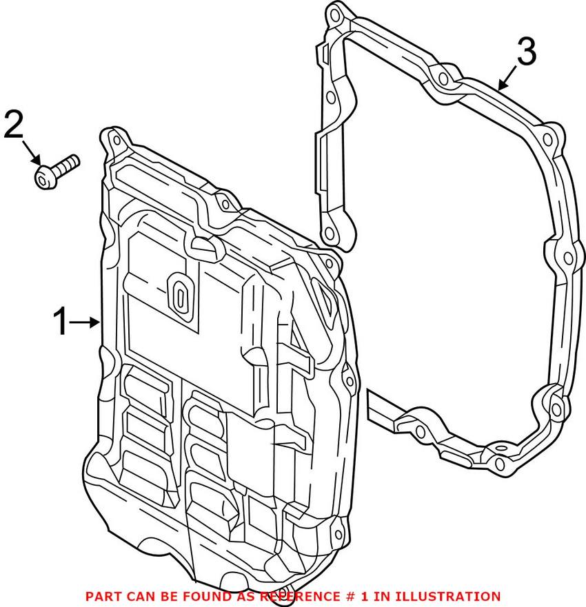 VW Transmission Oil Pan 09S321361 – Genuine VW/Audi