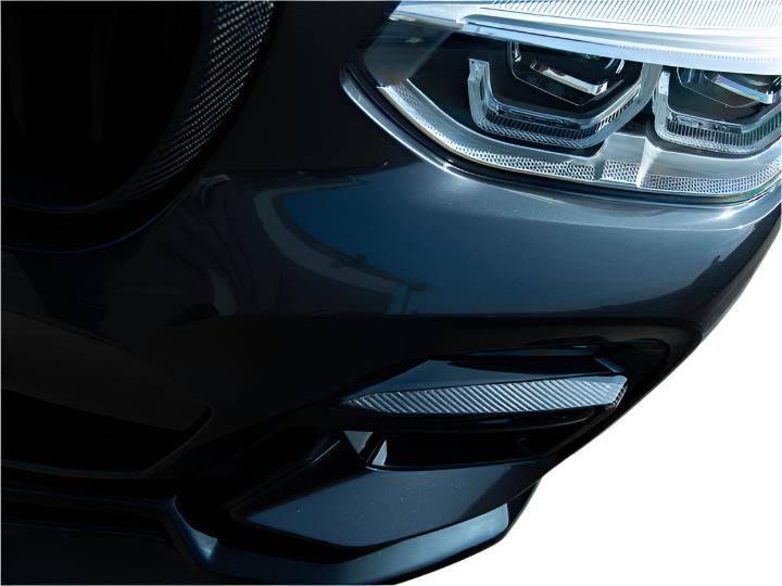 AutoTecknic G01 X3 / G02 X4 M40i Pre-LCI Carbon Front Bumper Trim Set