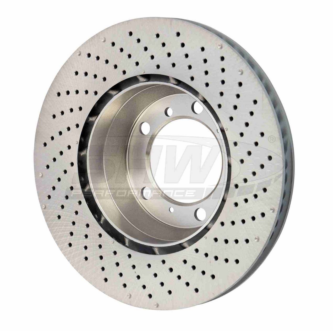 Porsche Brake Rotor – Rear Driver Left (330mm) (Drilled) 99635240502