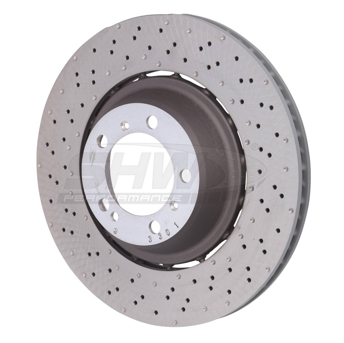 Porsche Brake Rotor – Rear Driver Side (380mm) (Drilled-Dimpled) 99135240703