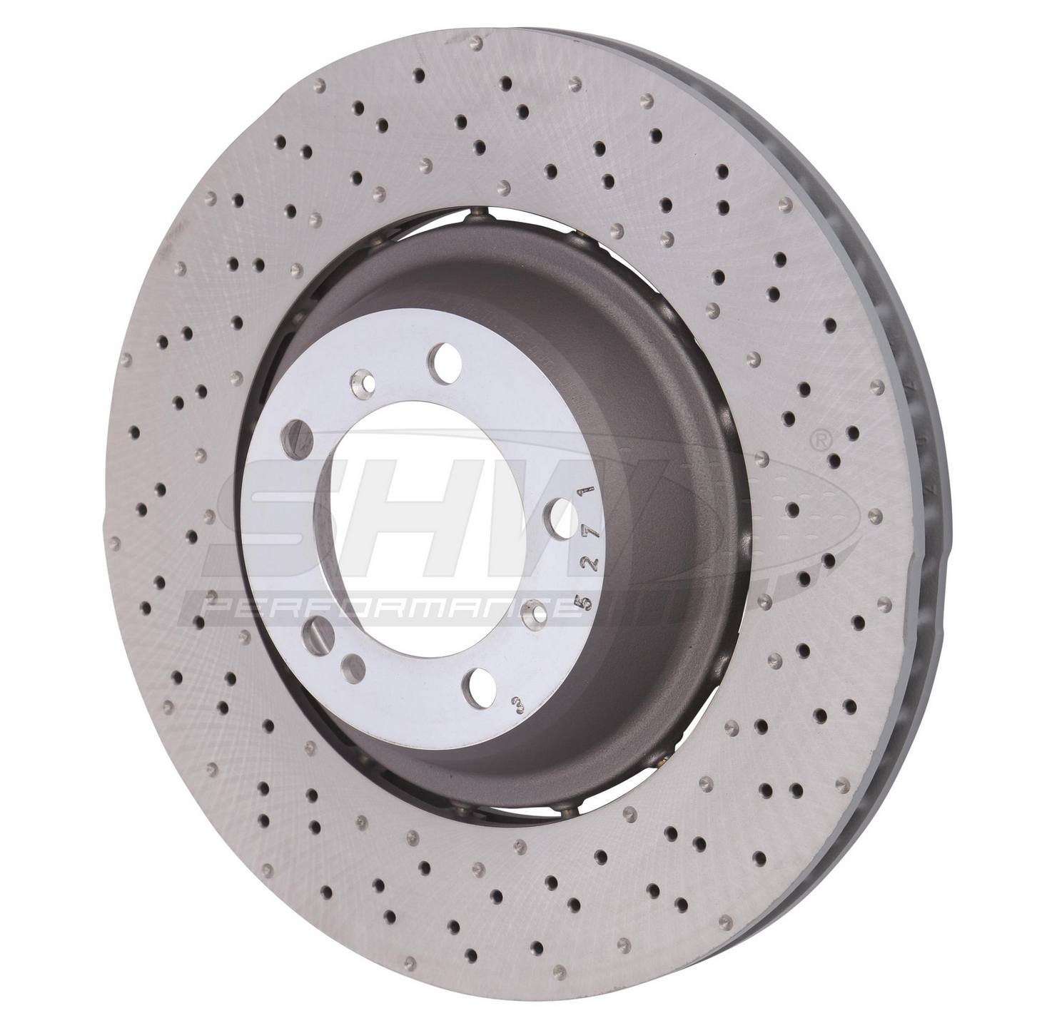 Porsche Brake Rotor – Rear Passenger Side (380mm) (Drilled-Dimpled) 99135240803