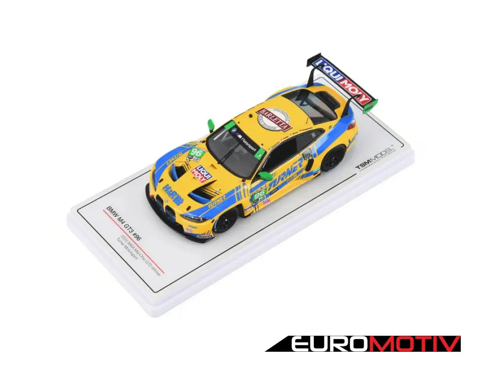 1/43 Scale Turner Motorsport M4 Gt3 Car #96 Imsa Mid-Ohio Gtd Winner