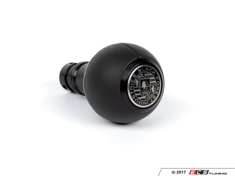 BFI Heavy Weight Shift Knob - Black Nappa Leather / Black Anodized