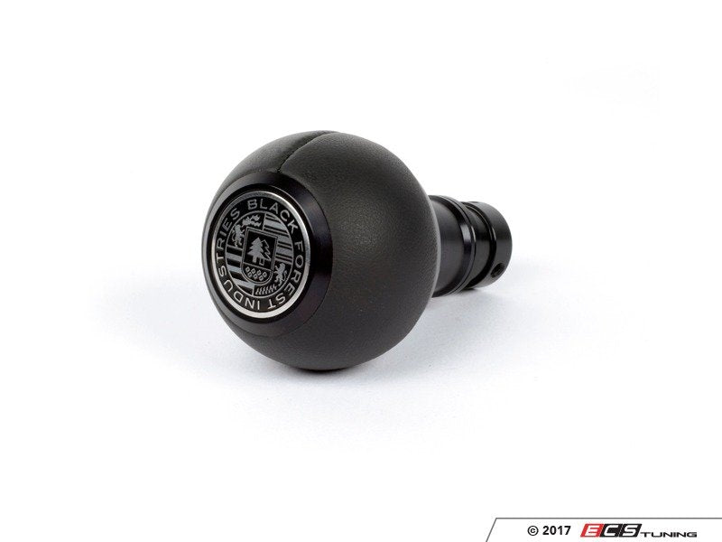 BFI Heavy Weight Shift Knob - Black Nappa Leather / Black Anodized