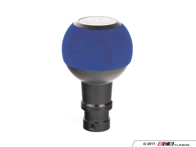 BFI Heavy Weight Shift Knob - Blue Alcantara / Black Anodized