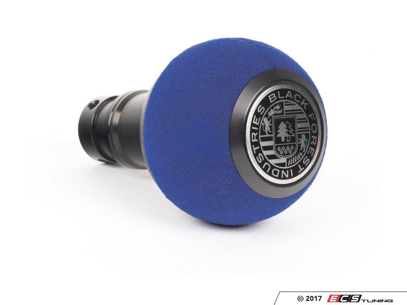 BFI Heavy Weight Shift Knob - Blue Alcantara / Black Anodized