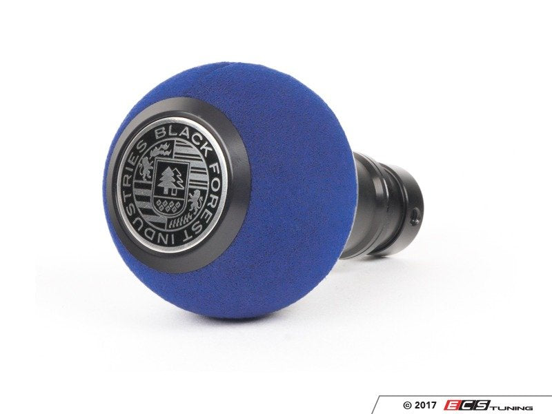 BFI Heavy Weight Shift Knob - Blue Alcantara / Black Anodized