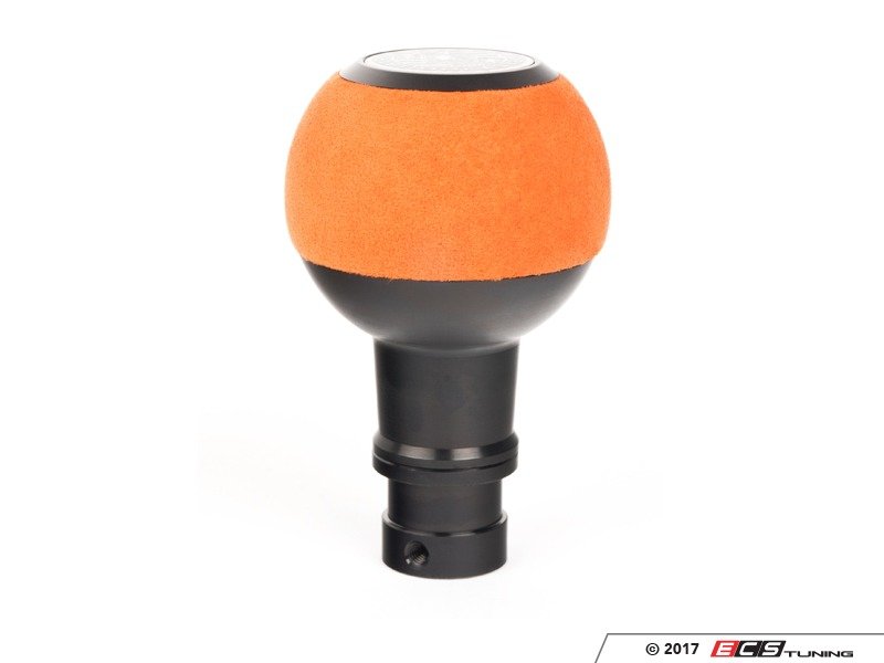 BFI Heavy Weight Shift Knob - Orange Alcantara / Black Anodized