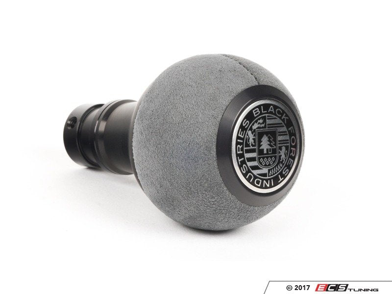 BFI Heavy Weight Shift Knob - Gray Alcantara / Black Anodized