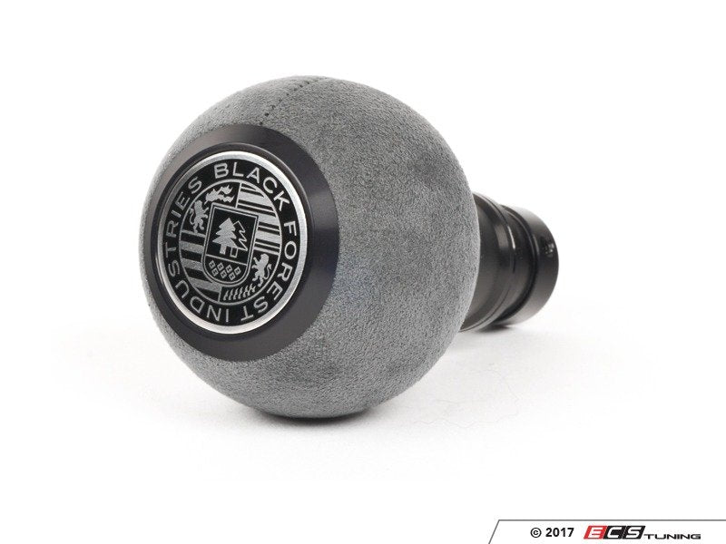 BFI Heavy Weight Shift Knob - Gray Alcantara / Black Anodized