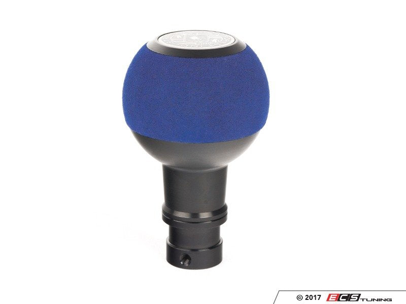 BFI Heavy Weight Shift Knob - Blue Alcantara / Black Anodized