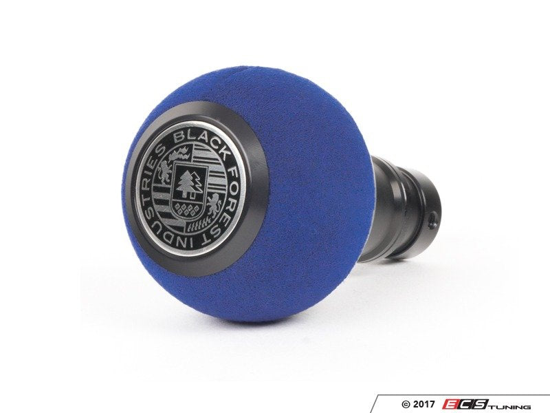 BFI Heavy Weight Shift Knob - Blue Alcantara / Black Anodized