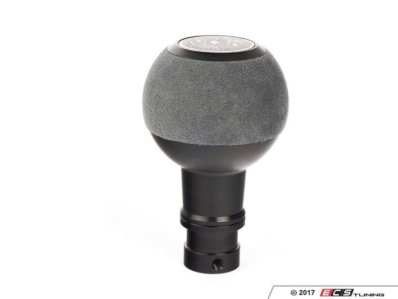 BFI Heavy Weight Shift Knob - Gray Alcantara / Black Anodized