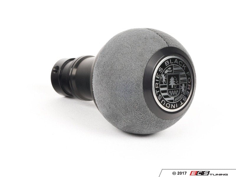 BFI Heavy Weight Shift Knob - Gray Alcantara / Black Anodized