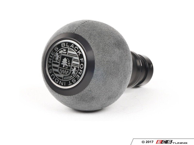 BFI Heavy Weight Shift Knob - Gray Alcantara / Black Anodized