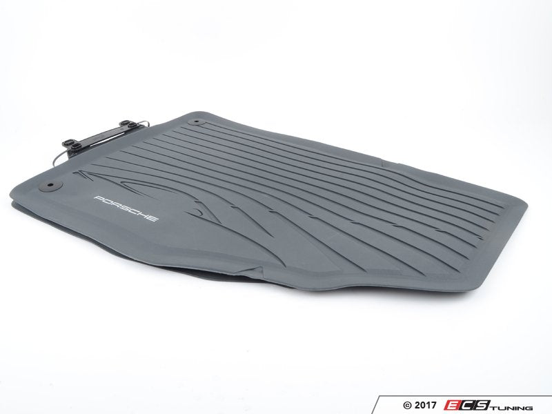 Rubber Floor Mat Set - Black