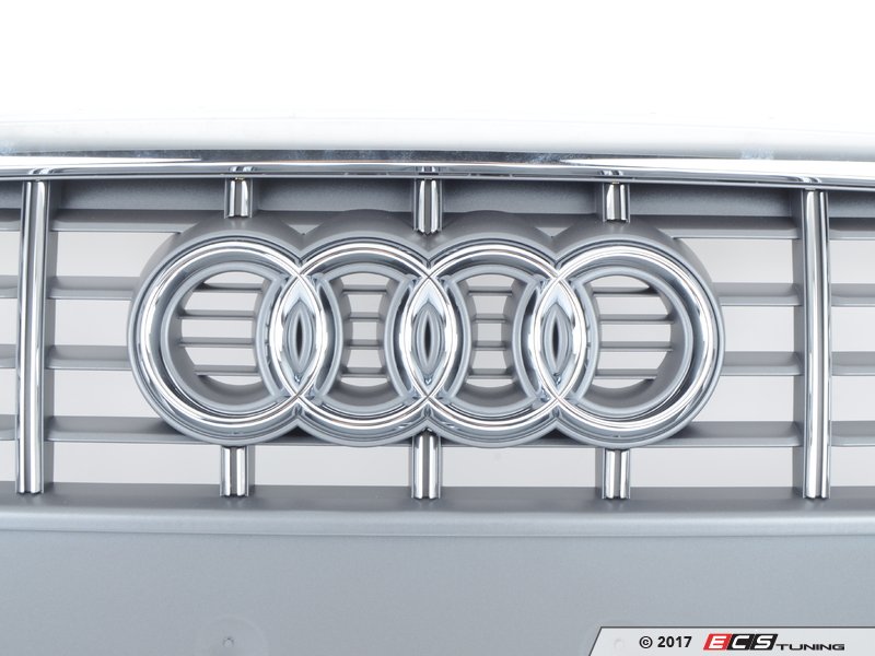 S4 Front Grille - Platinum Grey With Chrome Trim