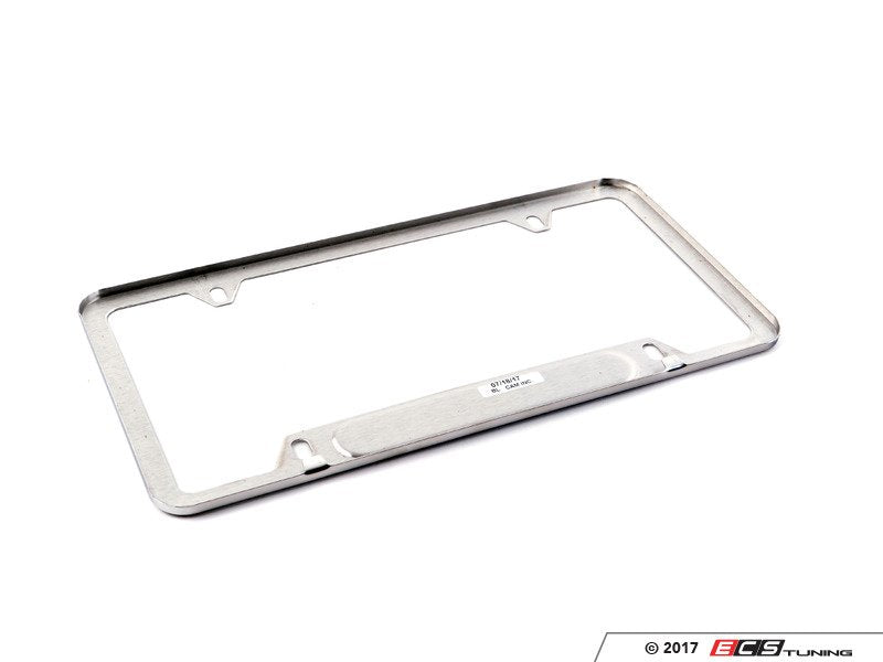 Audi Rings License Plate Frame - Polished Stainless Steel