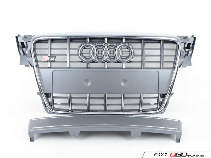 S4 Grille Kit - Platinum Grey With Chrome Trim