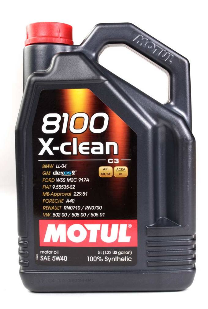 Audi BMW Engine Oil (5w40) (X-Clean 8100) – Motul 102051