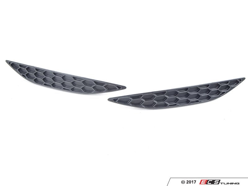 Rear Reflector Insert Set - Matte Black Honeycomb