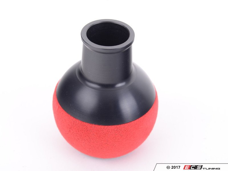 BFI Heavy Weight Shift Knob - Red Alcantara / Black Anodized