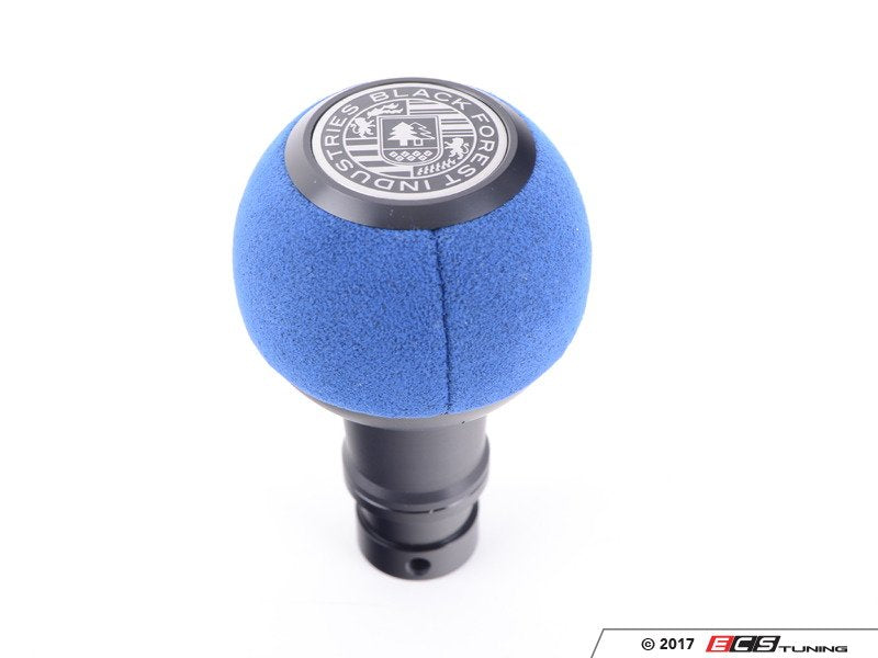 BFI Heavy Weight Shift Knob - Blue Alcantara / Black Anodized