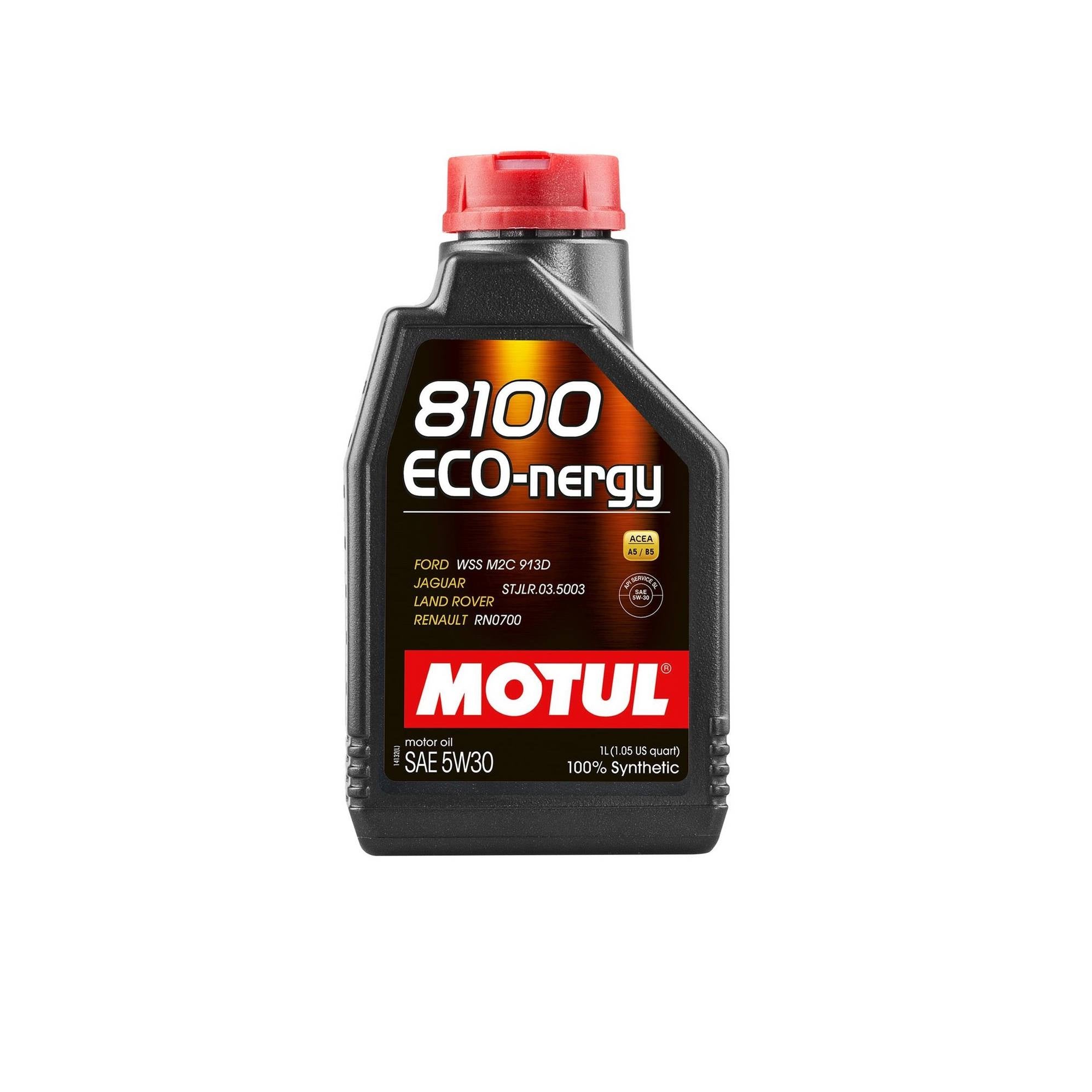 Jaguar Land Rover Engine Oil (5w30) (1 Liter) (ECO-Nergy 8100) – Motul 102782