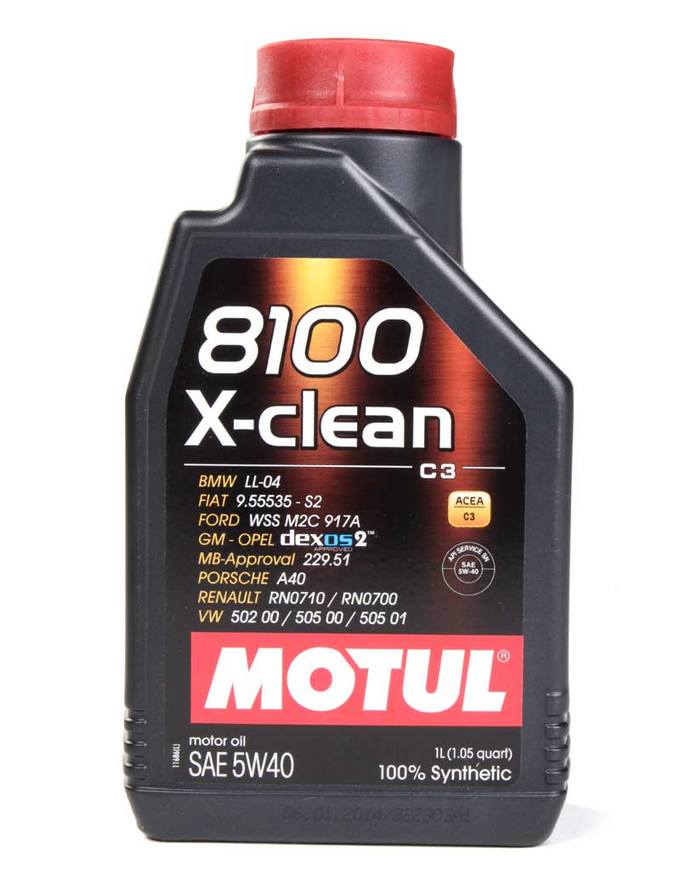 Audi BMW Engine Oil (5w40) (X-Clean 8100) – Motul 102786