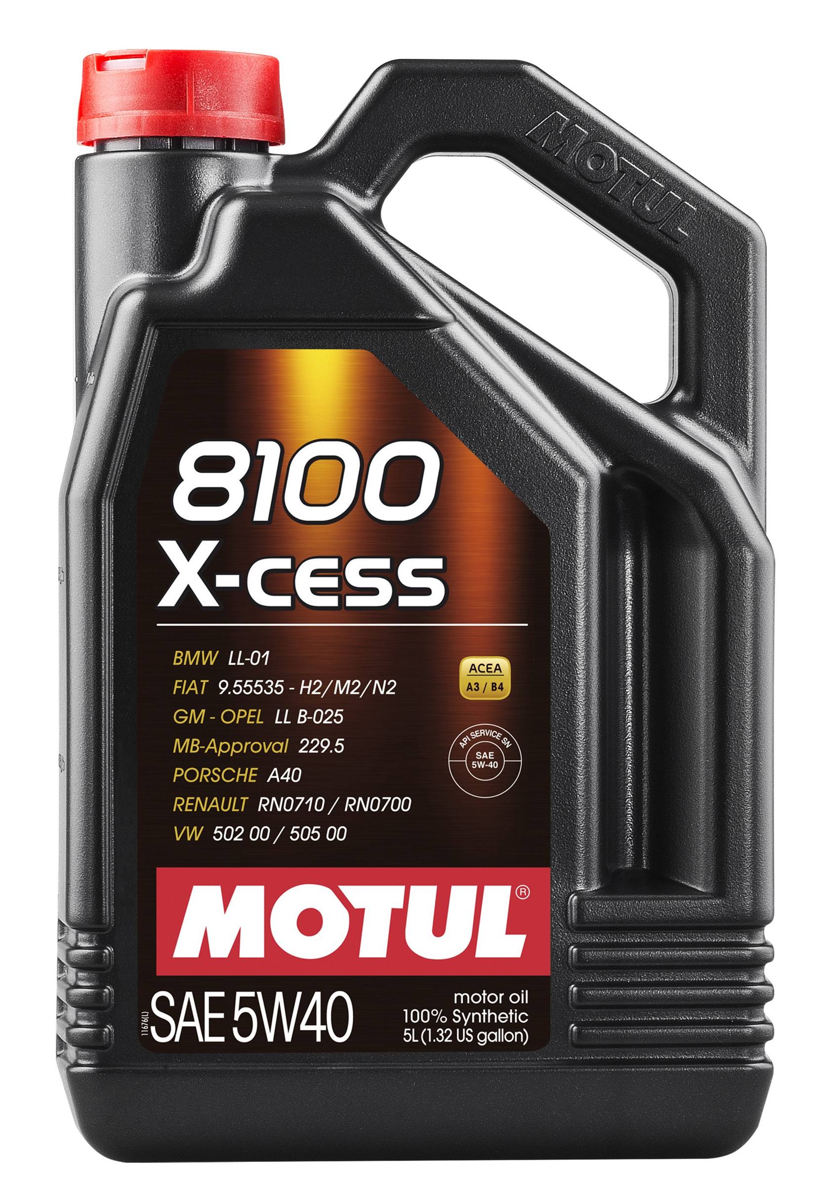 Engine Oil (5w40) (5 Liter) (X-Cess 8100) (Gen2) – Motul 102870