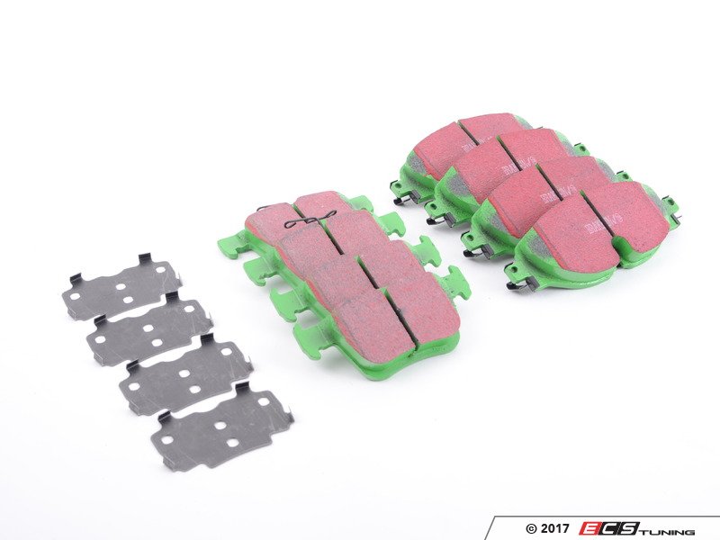 Front & Rear GreenStuff Performance Brake Pad Kit