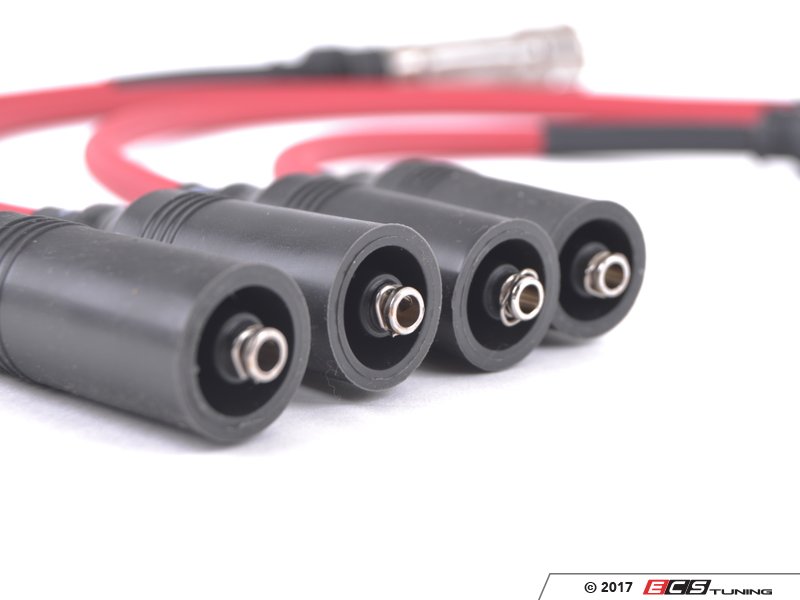 Euro Sport Spark Plug Wires - Red