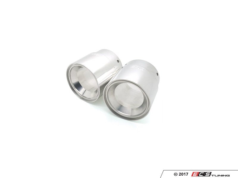 BMS Billet Exhaust Tips - Silver