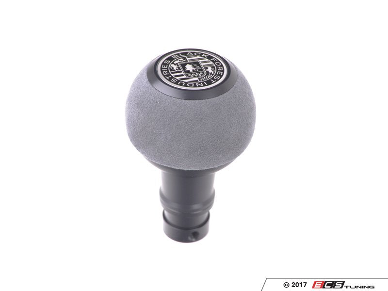 BFI Heavy Weight Shift Knob - Gray Alcantara / Black Anodized