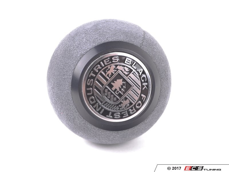 BFI Heavy Weight Shift Knob - Gray Alcantara / Black Anodized