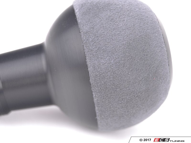 BFI Heavy Weight Shift Knob - Gray Alcantara / Black Anodized