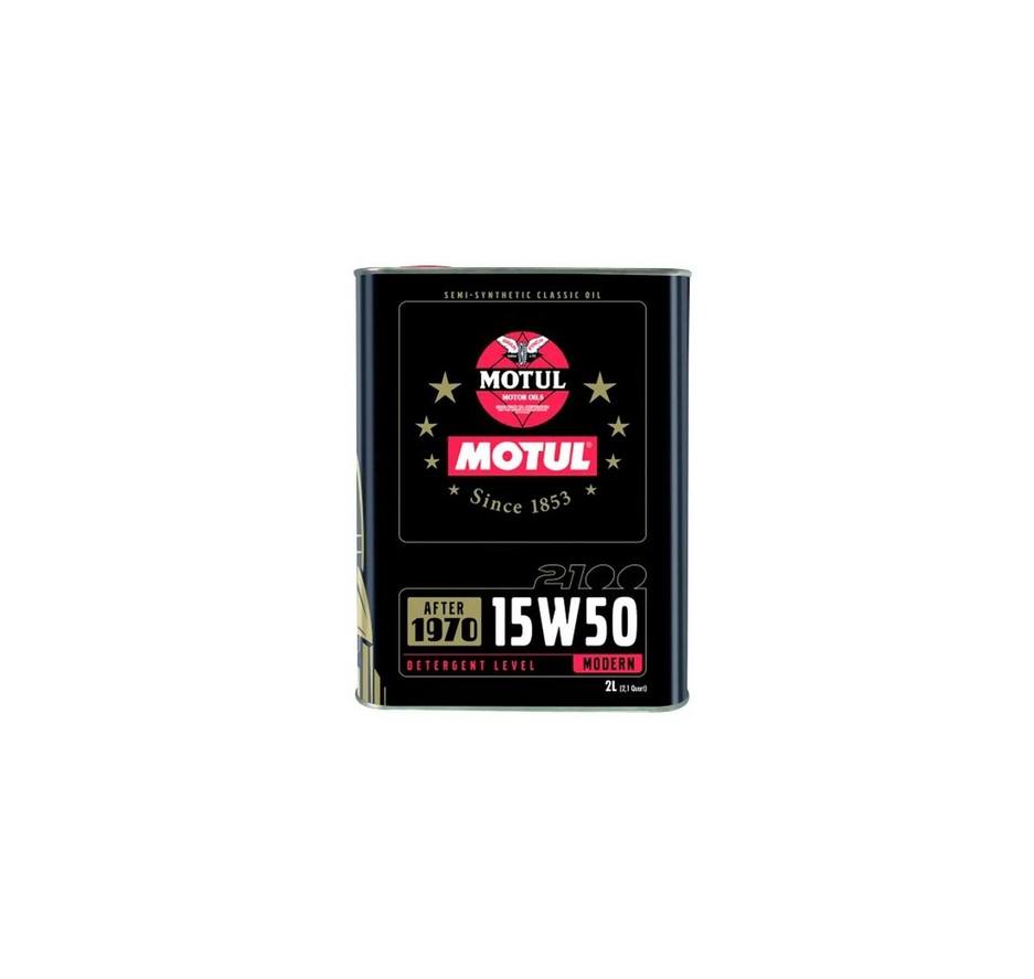 Engine Oil (15W-50) (2 Liter) (Classic 2100) – Motul 104512