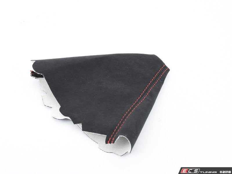 BFI Manual Alcantara Shift Boot - Red Stitching