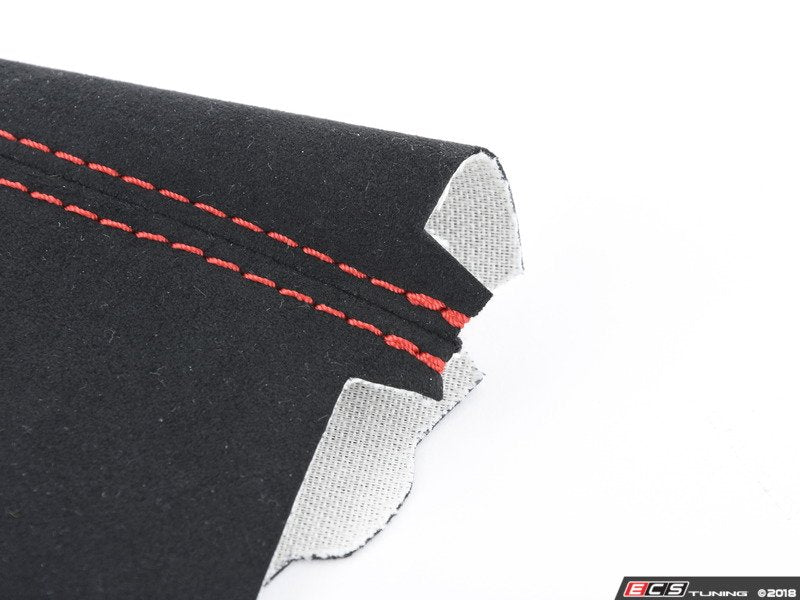 BFI Manual Alcantara Shift Boot - Red Stitching