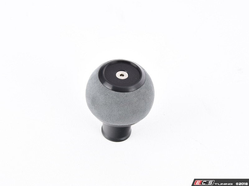 BFI Heavy Weight Shift Knob - Gray Alcantara / Black Anodized