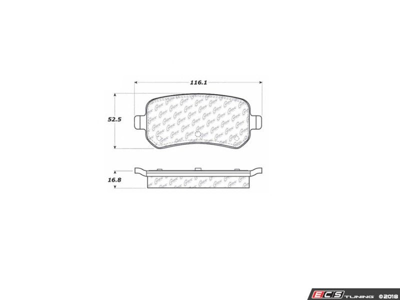 Posi-Quiet Rear Brake Pad Set