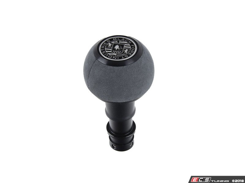 BFI Heavy Weight Shift Knob - Gray Alcantara / Black Anodized