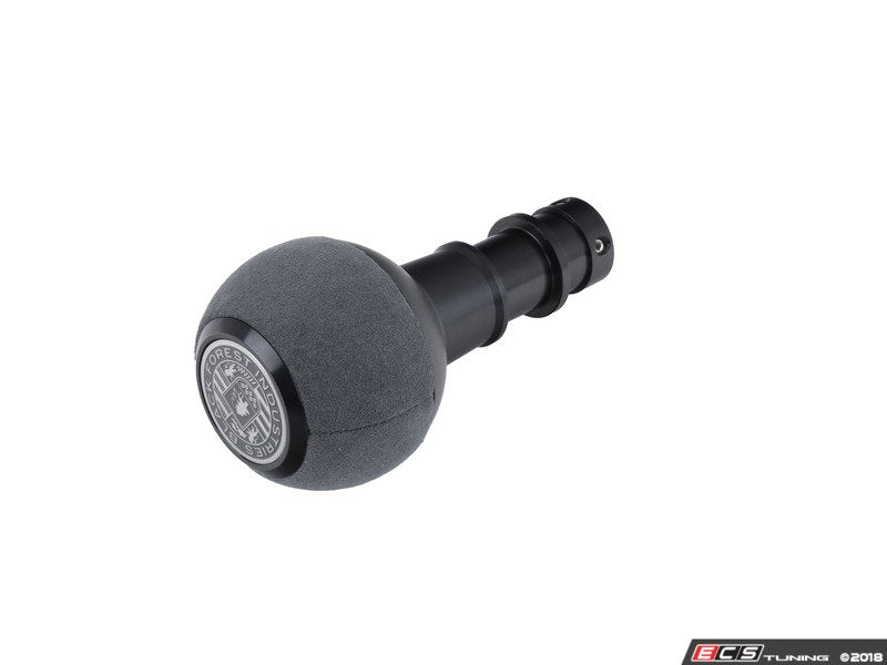 BFI Heavy Weight Shift Knob - Gray Alcantara / Black Anodized