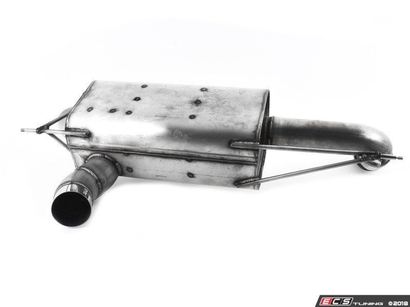 Stainless Axle-Back Exhaust - Black Tips