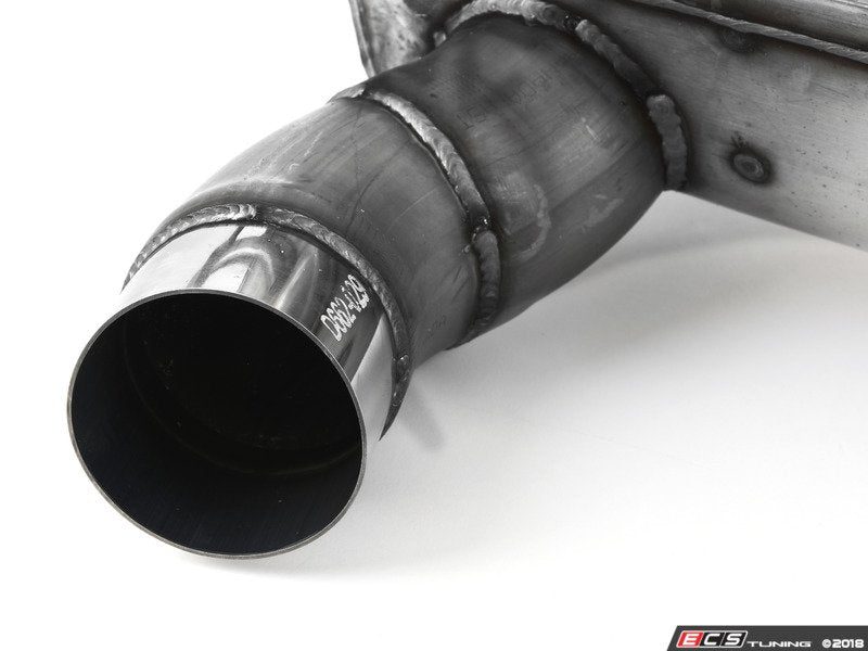 Stainless Axle-Back Exhaust - Black Tips