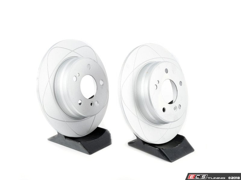 Rear Brake Rotors - Pair