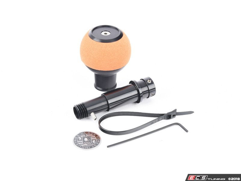 BFI Heavy Weight Shift Knob - Orange Alcantara / Black Anodized