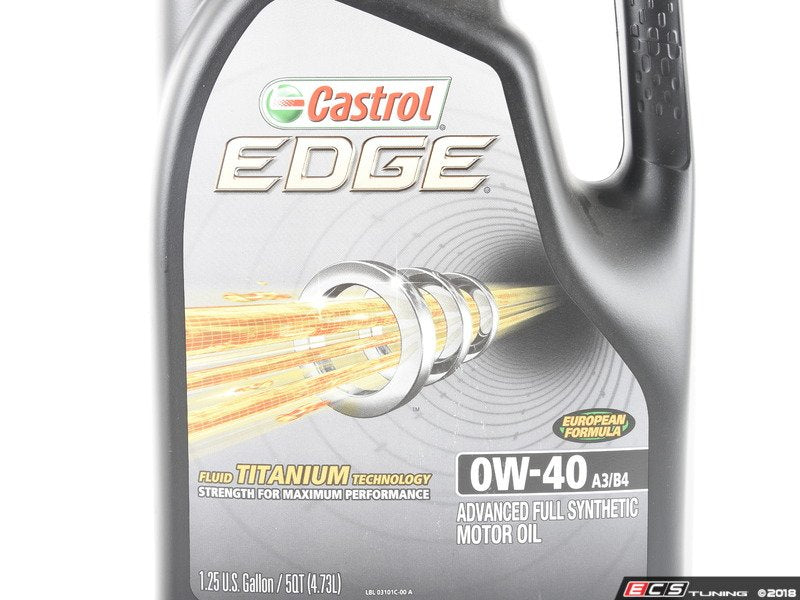 Edge European Formula 0W-40 - 5 Quart