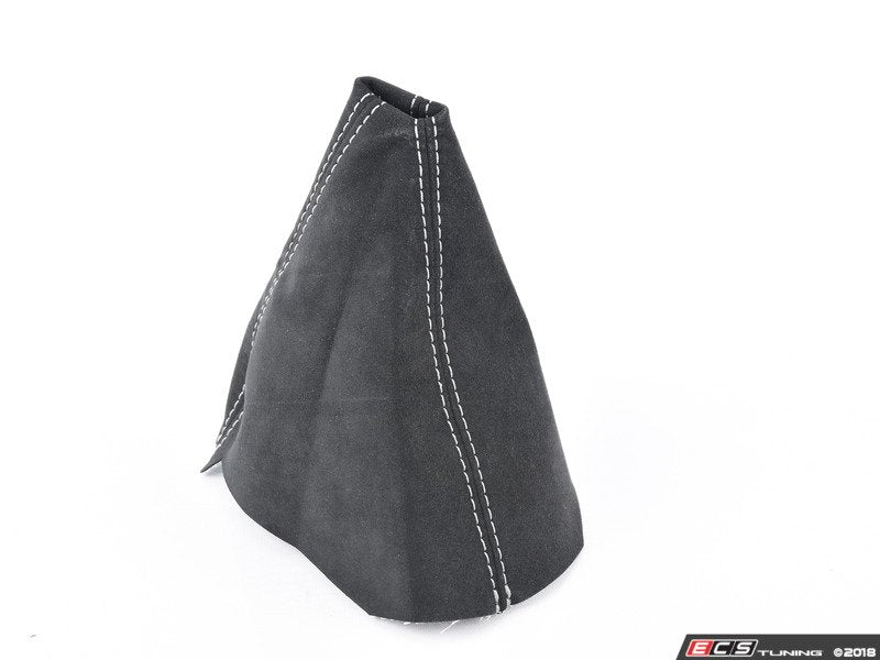 BFI Manual Alcantara Shift Boot - Silver Stitching