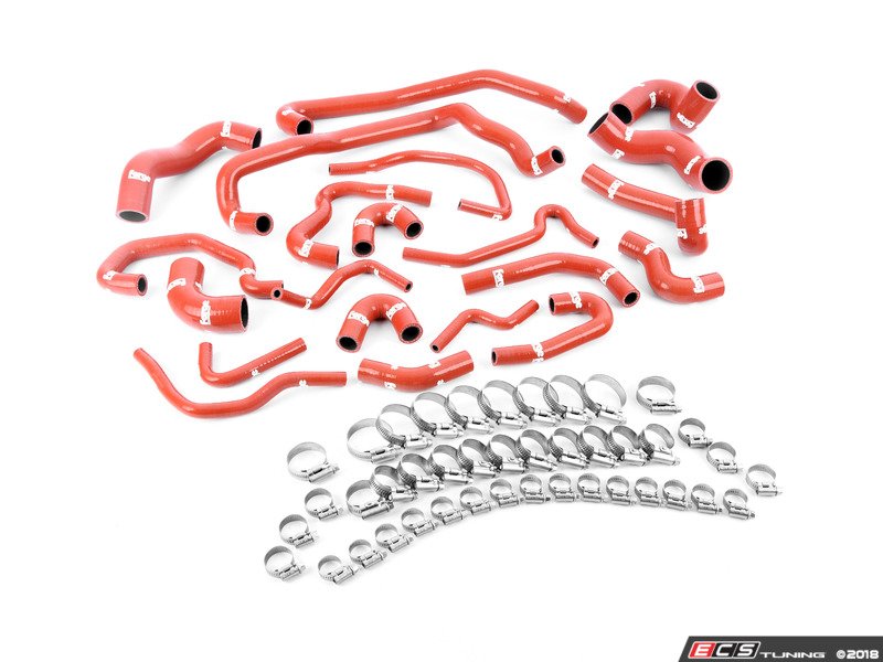 Silicone Coolant Hose Kit - Red